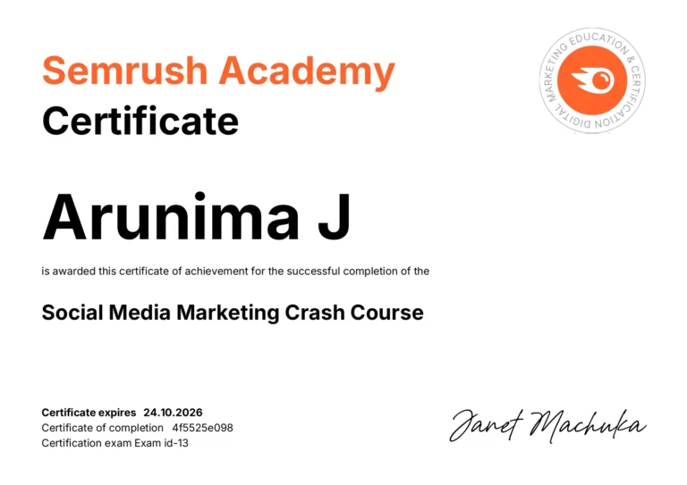 social media marketing semrush